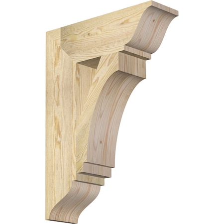 Ekena Millwork Imperial Traditional Rough Sawn Bracket, Douglas Fir, 6"W x 20"D x 28"H BKT06X20X28IMP01RDF